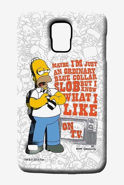 Simpsons Blue Collar Slob Case for Samsung S5 Simpsons Blue Collar Slob Case for Samsung S5
