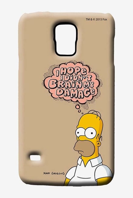 Simpsons Brain Humour Case for Samsung S5 Simpsons Brain Humour Case for Samsung S5