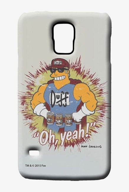 Simpsons Duff Oh Yeah Case for Samsung S5 Simpsons Duff Oh Yeah Case for Samsung S5