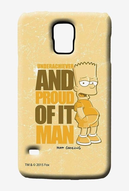 Simpsons Proud Underachiever Case for Samsung S5 Simpsons Proud Underachiever Case for Samsung S5