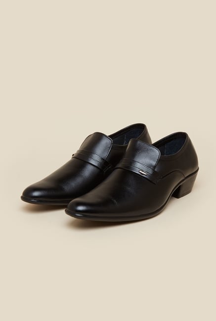 Metro Black Formal Slip-Ons Metro Black Formal Slip-Ons