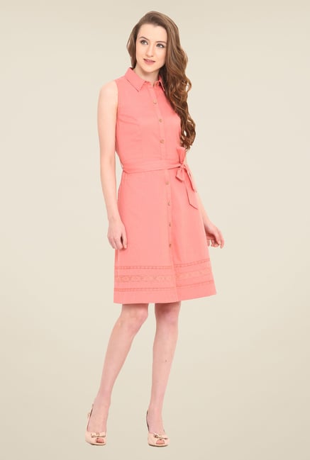 Saiesta Coral Solid Dress Saiesta Coral Solid Dress