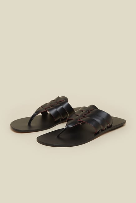 Metro Black T-Strap Sandals Metro Black T-Strap Sandals