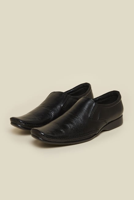 Metro Black Formal Slip-Ons Metro Black Formal Slip-Ons