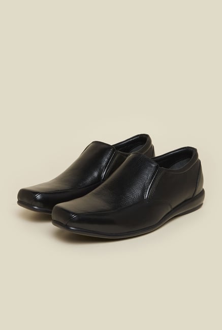 Metro Black Formal Slip-Ons Metro Black Formal Slip-Ons