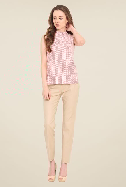Saiesta Orange Printed Top Saiesta Orange Printed Top