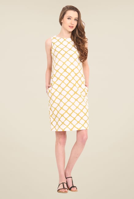 Saiesta White Printed Dress Saiesta White Printed Dress