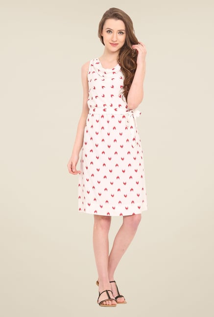 Saiesta White Printed Dress Saiesta White Printed Dress