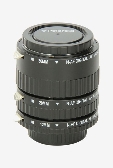 Polaroid PLEXTN Auto Focus Dg Macro Extension Tube (Black) Polaroid PLEXTN Auto Focus Dg Macro Extension Tube (Black)