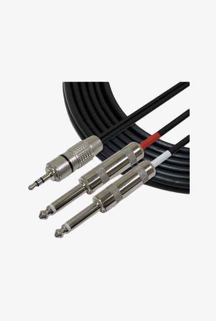 GLS Audio 37-385 6-Feet Y-Cable (Black) GLS Audio 37-385 6-Feet Y-Cable (Black)