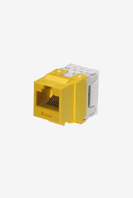 Panduit NK688MYL Category-6 8-Wire Jack Module (Yellow) Panduit NK688MYL Category-6 8-Wire Jack Module (Yellow)