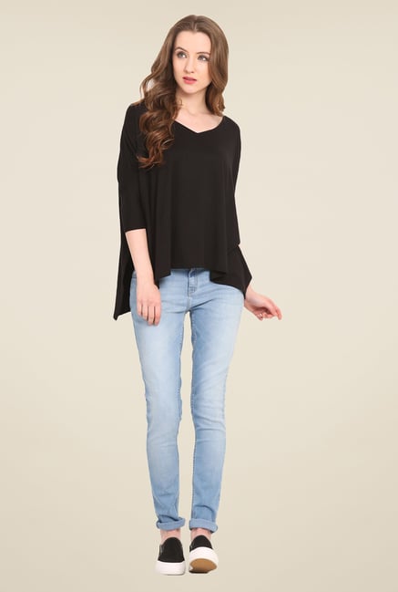 Saiesta Black Solid Top Saiesta Black Solid Top