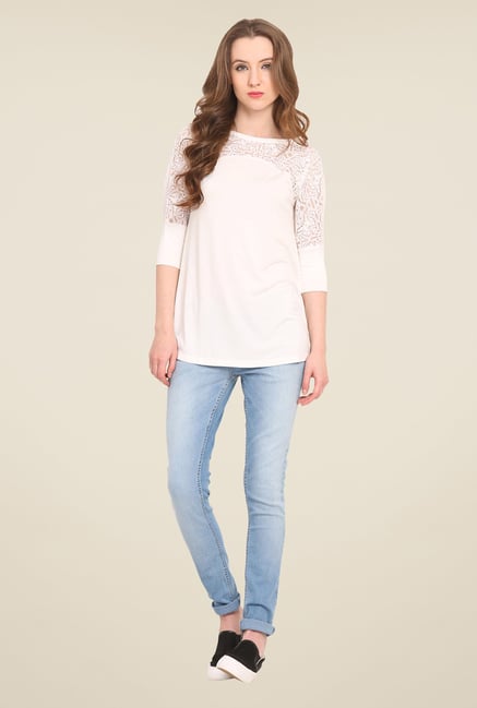 Saiesta White Solid Top Saiesta White Solid Top