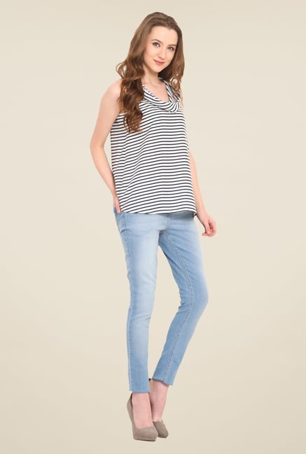 Saiesta White Striped Top Saiesta White Striped Top