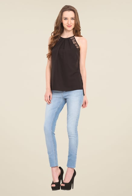 Saiesta Black Solid Top Saiesta Black Solid Top