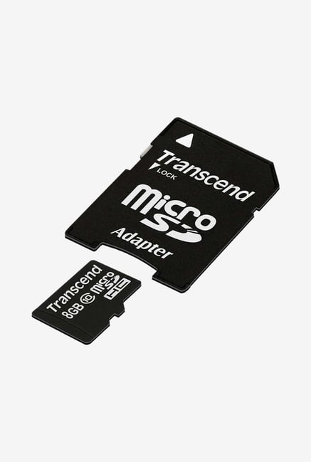 Transcend 8 Gb Class 10 microSDHC Flash Memory Card (Black) Transcend 8 Gb Class 10 microSDHC Flash Memory Card (Black)