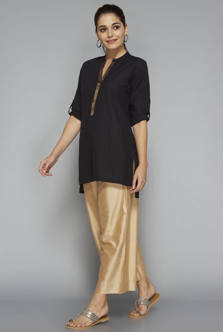 Utsa by Westside Black Solid Kurti Utsa by Westside Black Solid Kurti