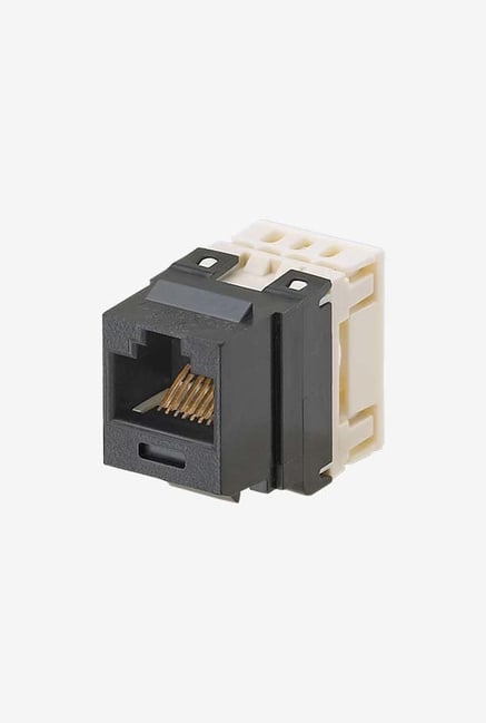 Panduit NK688MBL Category-6 8-Wire Jack Module (Black) Panduit NK688MBL Category-6 8-Wire Jack Module (Black)