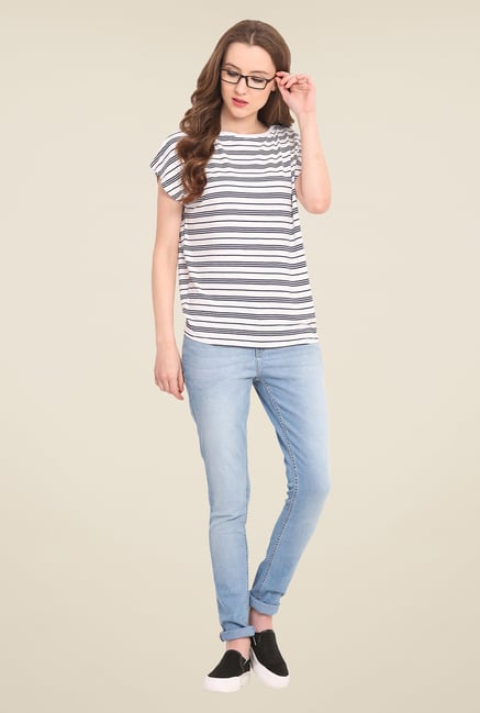 Saiesta White Striped Top Saiesta White Striped Top