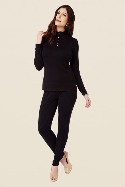 Avirate Black Solid Top Avirate Black Solid Top