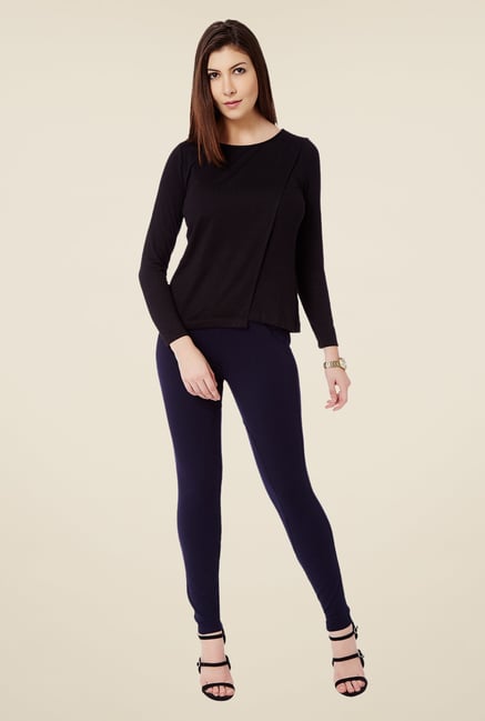 Avirate Black Solid Top Avirate Black Solid Top