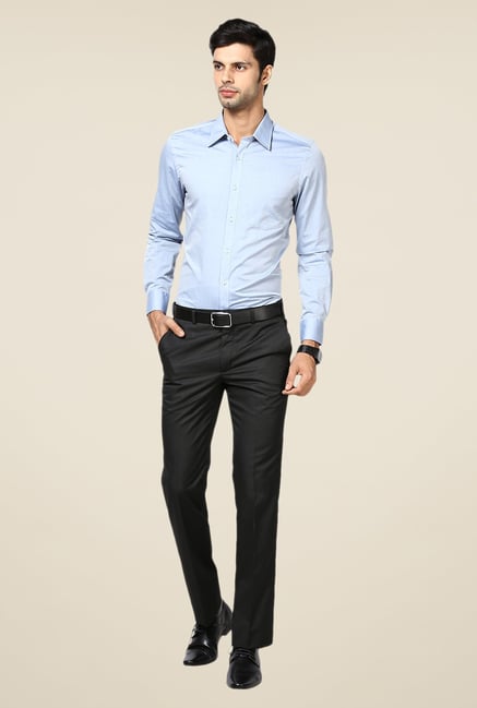 Turtle Sky Blue Solid Shirt Turtle Sky Blue Solid Shirt