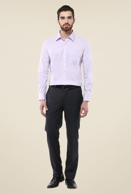 Turtle Purple Solid Cotton Shirt Turtle Purple Solid Cotton Shirt