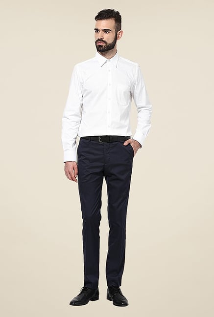 Turtle White Solid Cotton Shirt Turtle White Solid Cotton Shirt