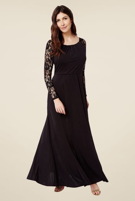 Avirate Black Maxi Dress Avirate Black Maxi Dress