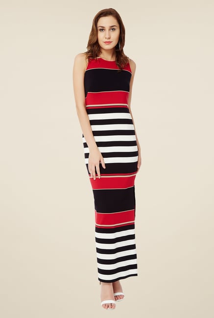 Avirate Black Striped Dress Avirate Black Striped Dress