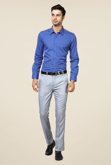 Turtle Blue Solid Shirt Turtle Blue Solid Shirt