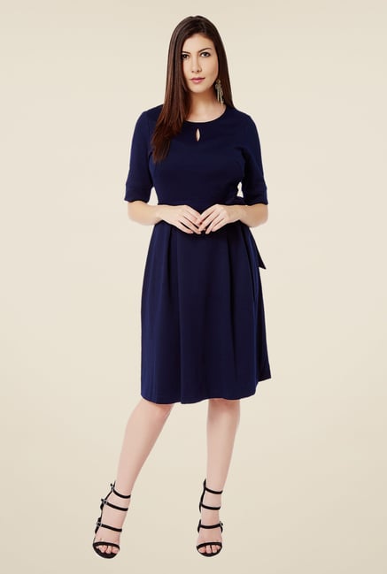 Avirate Navy A-Line Dress Avirate Navy A-Line Dress