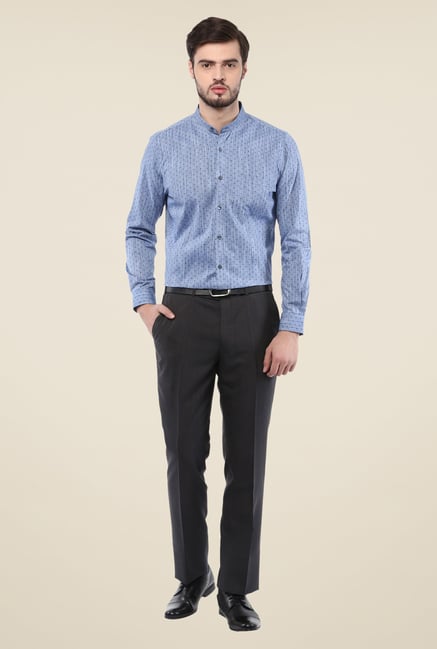 Turtle Blue Printed Full Sleeve Shirt Turtle Blue Printed Full Sleeve Shirt