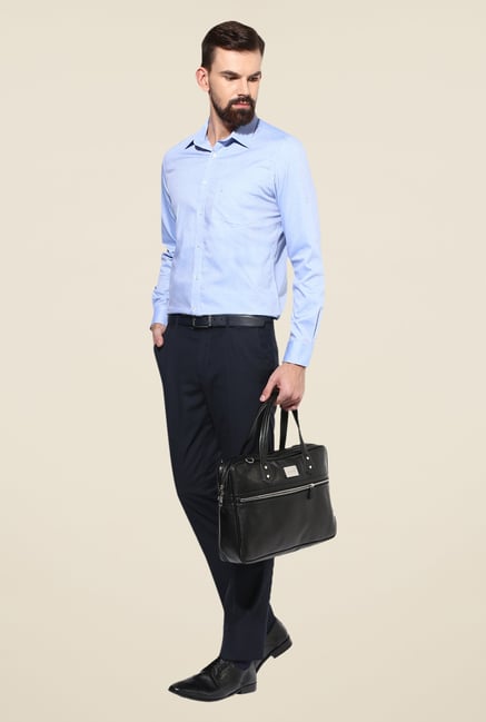 Turtle Blue Textured Shirt Turtle Blue Textured Shirt