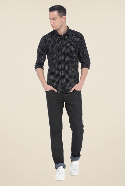 Basics Black Raw Denim Jeans Basics Black Raw Denim Jeans