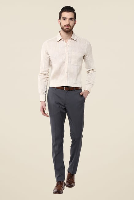 Turtle Beige Linen Shirt Turtle Beige Linen Shirt