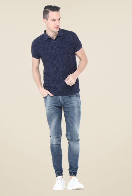 Basics Navy Solid Joggers Basics Navy Solid Joggers