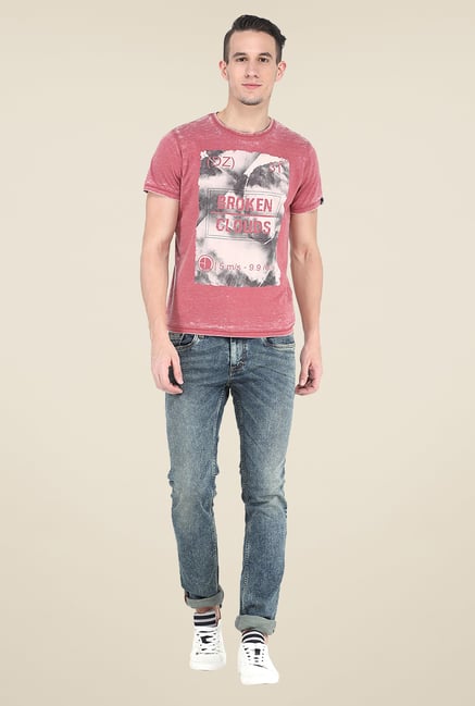 Basics Blue Lightly Washed Jeans Basics Blue Lightly Washed Jeans