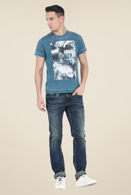 Basics Navy Lightly Washed Jeans Basics Navy Lightly Washed Jeans