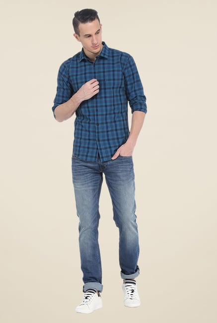 Basics Blue Slim Fit Jeans Basics Blue Slim Fit Jeans