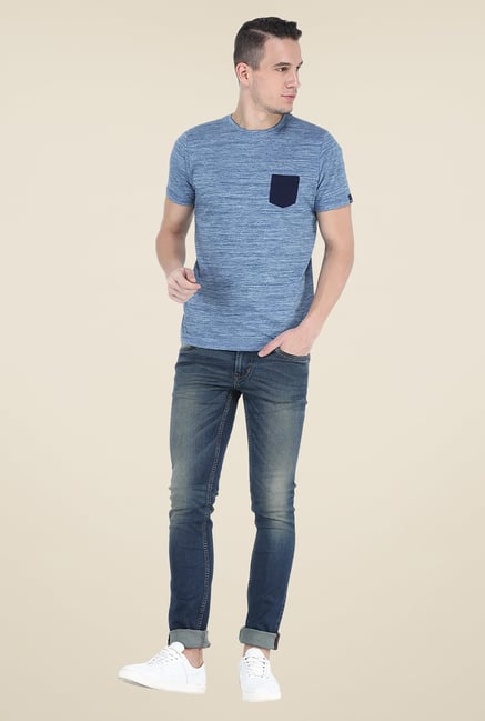 Basics Blue Lightly Washed Jeans Basics Blue Lightly Washed Jeans