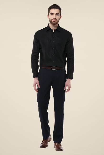 Turtle Black Linen Shirt Turtle Black Linen Shirt