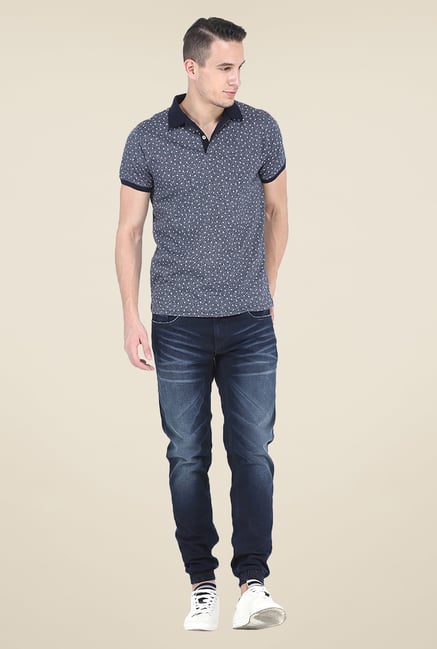 Basics Navy Solid Joggers Basics Navy Solid Joggers
