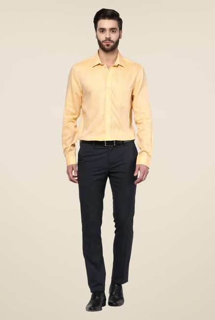 Turtle Yellow Linen Shirt Turtle Yellow Linen Shirt