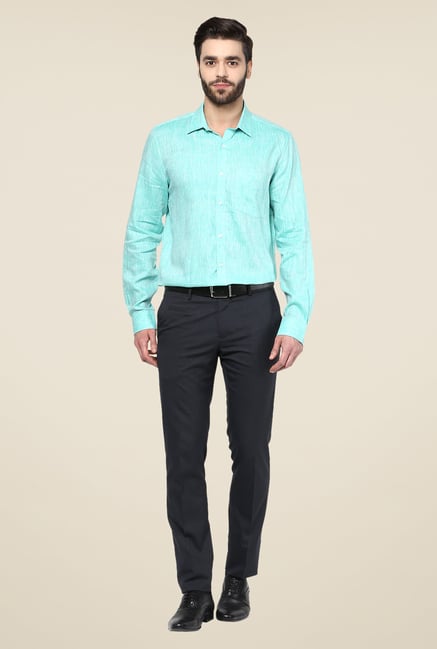 Turtle Turquoise Linen Shirt Turtle Turquoise Linen Shirt