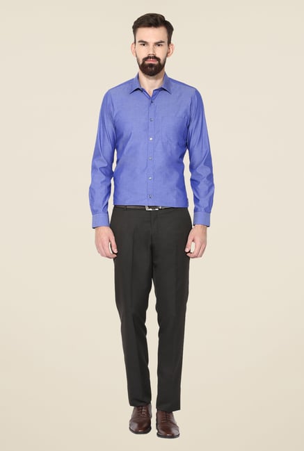 Turtle Blue Full Sleeve Cotton Shirt Turtle Blue Full Sleeve Cotton Shirt
