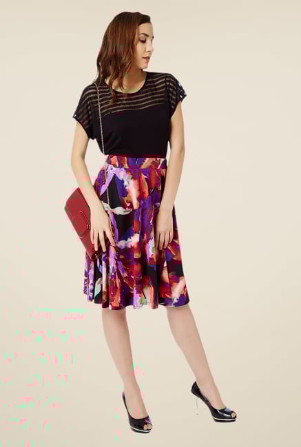 Avirate Multicolor Printed Skirt Avirate Multicolor Printed Skirt
