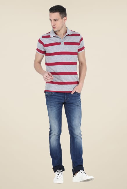 Basics Blue Lightly Washed Jeans Basics Blue Lightly Washed Jeans