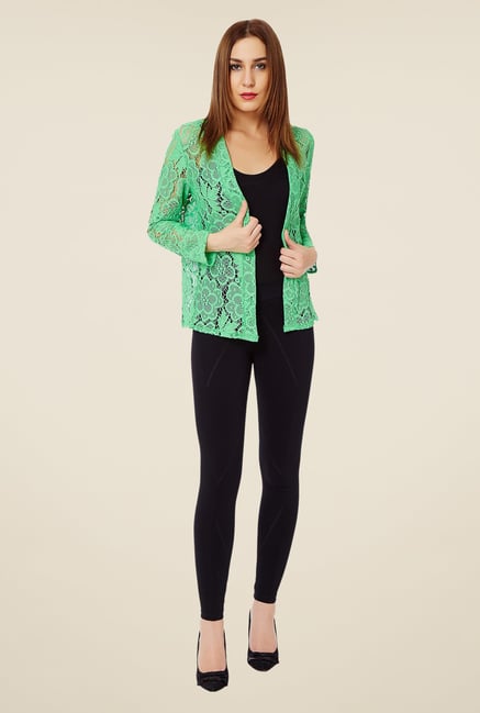 Avirate Green Lace Cardigan Avirate Green Lace Cardigan