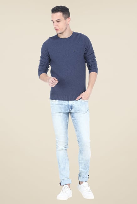 Basics Blue Lightly Washed Jeans Basics Blue Lightly Washed Jeans